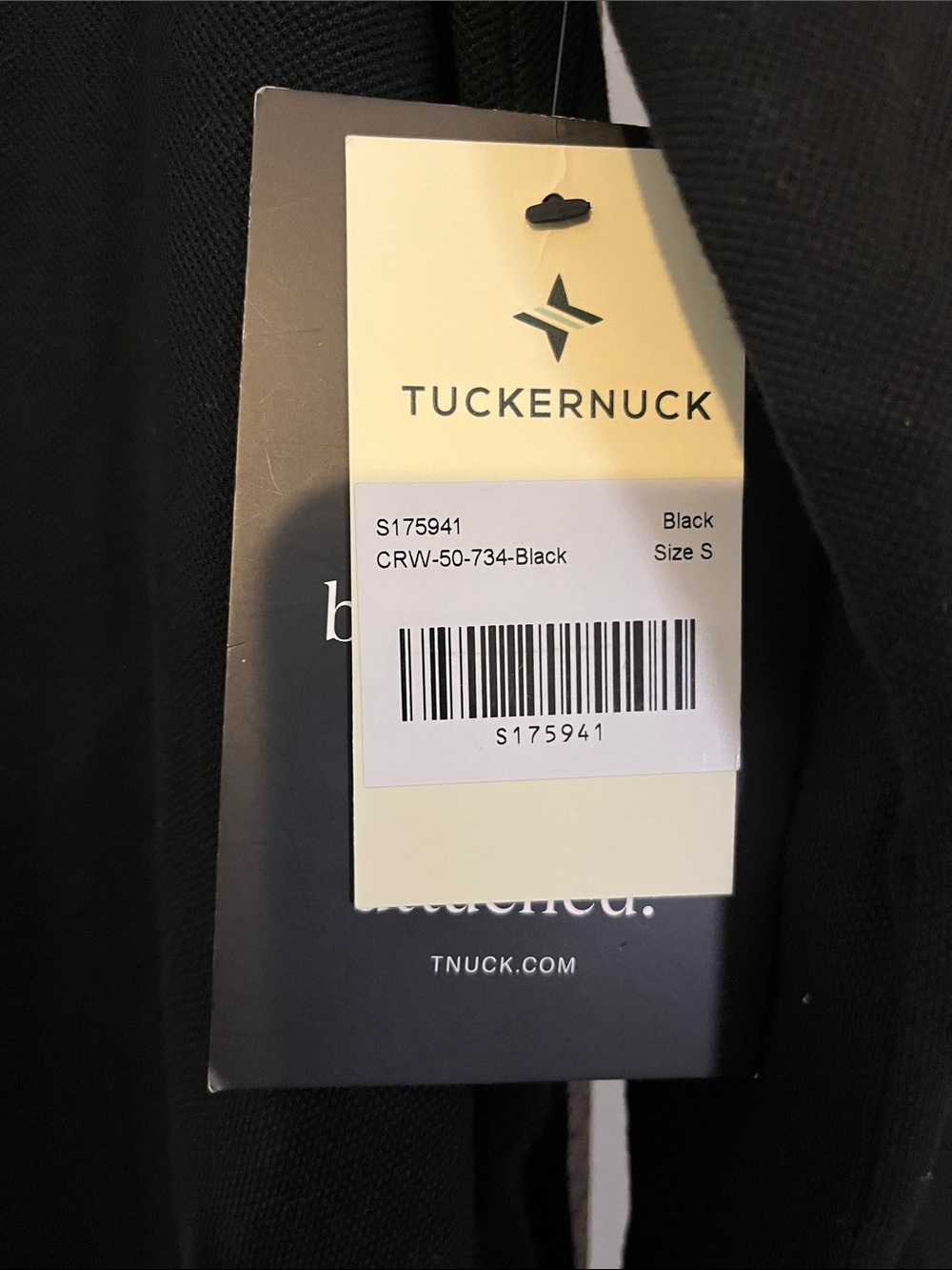 Tuckernuck Black Long-Sleeve Polo Shirt Dress with Pockets - Picture 2 of 4